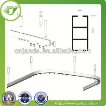 u shaped curtain tracks/high quality shower curtain track